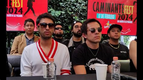 Conferencia De Prensa Del Festival Caminante Fest YouTube