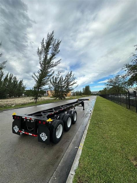 Jansteel Ft Tri Axle Chassis Container Chassis For Sale Miami