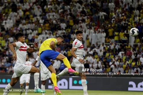 Sundulan Ronaldo Bawa Al Nassr Ke Final Piala Champions Arab