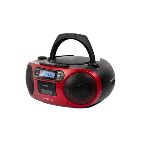 Aiwa Bbtc Portable Radio Cassette With Cd Player Usb And Bluetooth