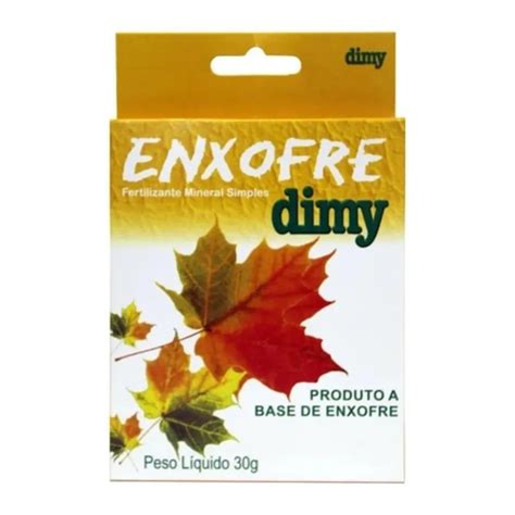 Enxofre Dimy Fertilizante Mineral A Base De Enxofre G Shopee Brasil