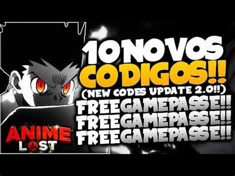 Corre Novos Exclusivos Codes Secretos No Anime Lost Anime