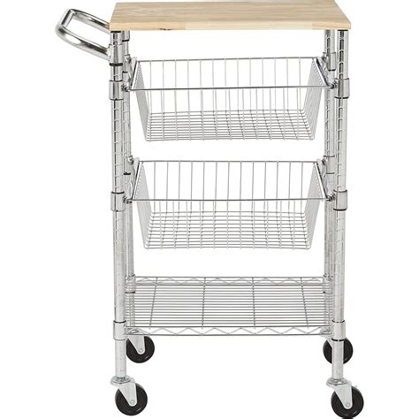 10 Mo Finance Amazon Basics 3 Tier Metal Basket Rolling Cart With