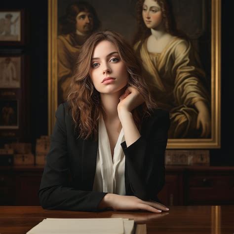 Premium Ai Image Successful Female Lawyer At Her Fancy And Expensive