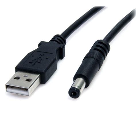 USB To 5 5mm Power Cable Type M 3 Ft USB 2 0 Adapters StarTech