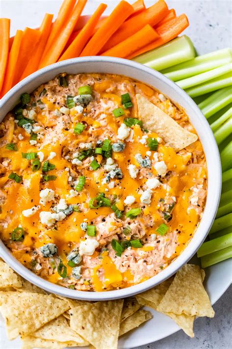 Healthy Buffalo Chicken Dip The Almond Eater