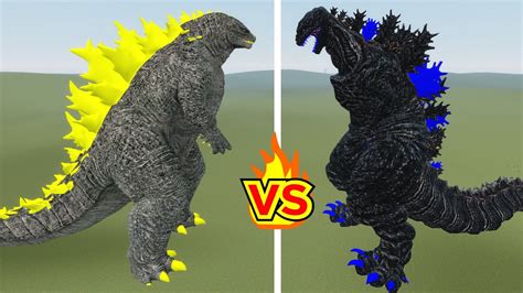 Godzilla Color Vs Shin Godzilla Color In Garrys Mod Godzilla