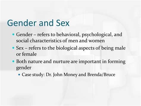 Ppt Chapter Gender Development Gender Roles And Gender Identity