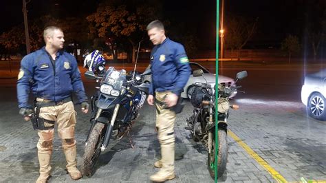 Motociclista bêbado tenta fugir da PRF e é detido na Linha Verde