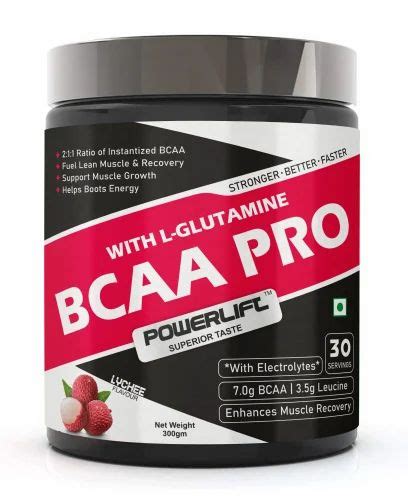 Powerlift Bcaa Pro Gm Lychee With Electrolytes Glutamine Muscle