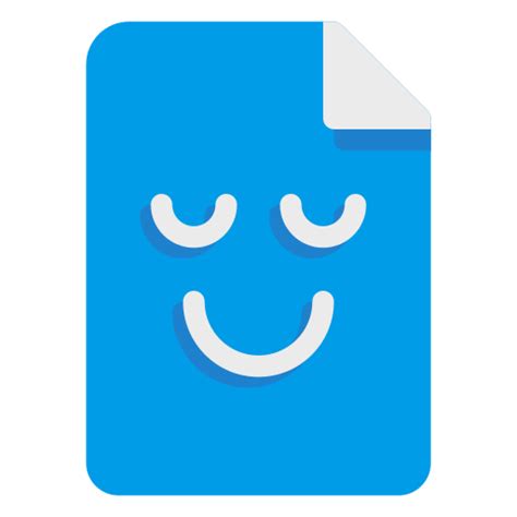 Vector File Documents Sad Face Expression File And Folders Icon