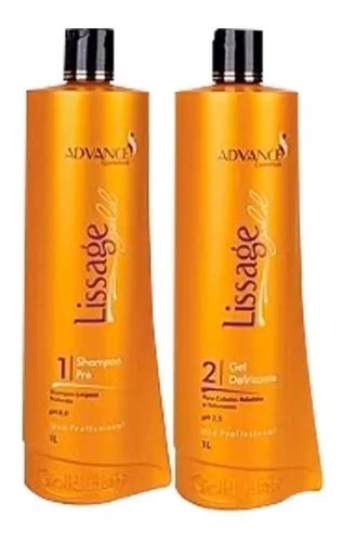 Escova Progressiva Sem Formol Lissag Gold Hair Advance Mercadolivre