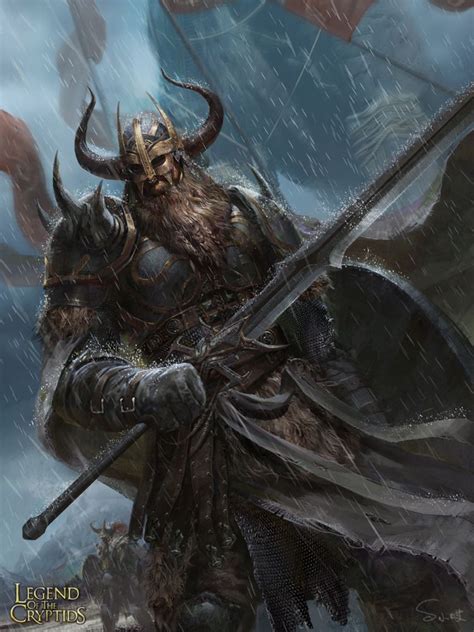 By Yusen Song Viking Art Fantasy Warrior Viking Warrior