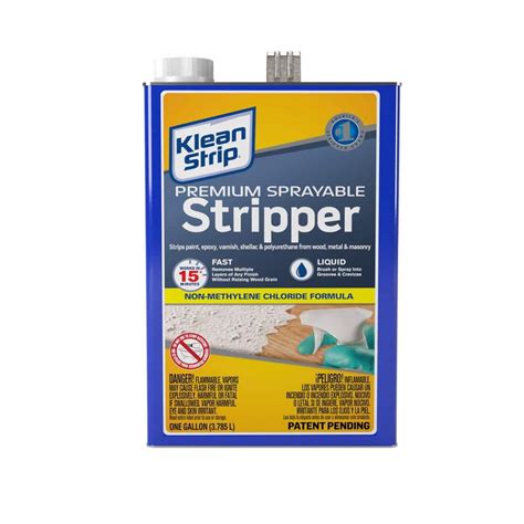 Klean Strip 1 Gal Sprayable Remover And Stripper Gkss250 The Home Depot