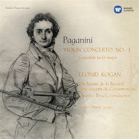 Paganini Violin Concerto No 1 And Cantabile Warner Classics