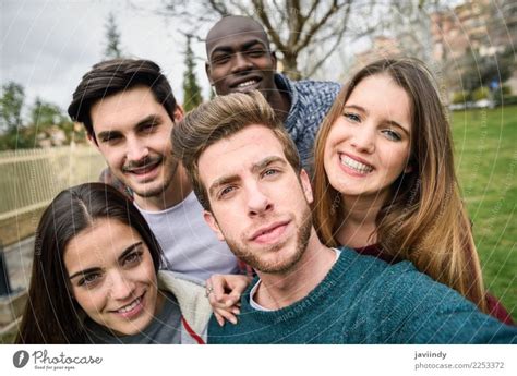 Multiracial Group Of Friends Taking Selfie Together A Royalty Free