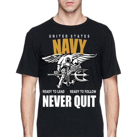 Us Navy Never Quit Proud Seals Team Shirt Hoodie Sweater Longsleeve