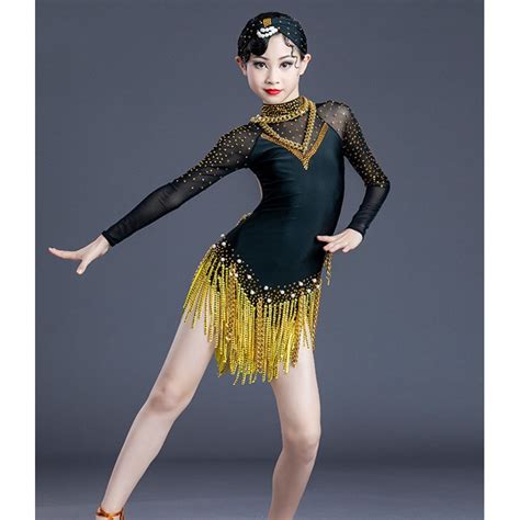 Highend Custom Latin Dance Costume Female Adult Diamond Tassel Chacha