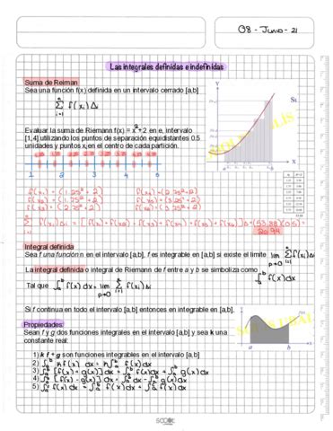 Integrales Definidas E Indefinidas Pdf