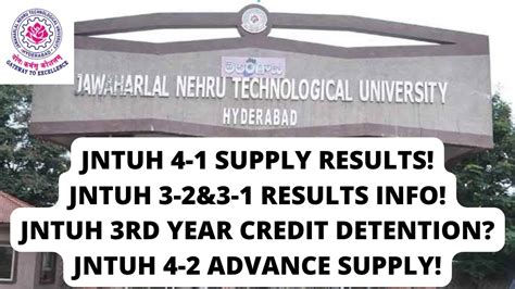 Jntuh 4 1 Supply Results 2022 Jntuh 3 2 Results 2022 Jntuh 4 2