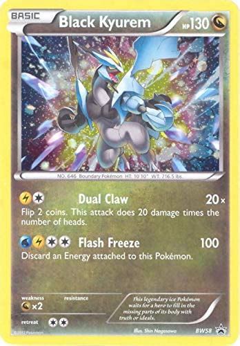 Black Kyurem Bw English Promo Pokumon