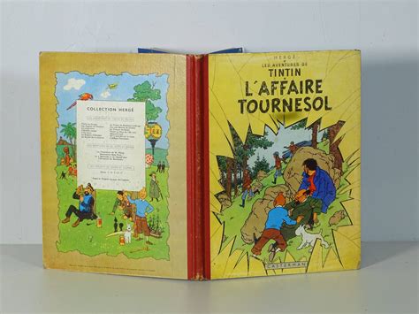 Hergé Tintin 18 L Affaire Tournesol en édition originalefrançaise