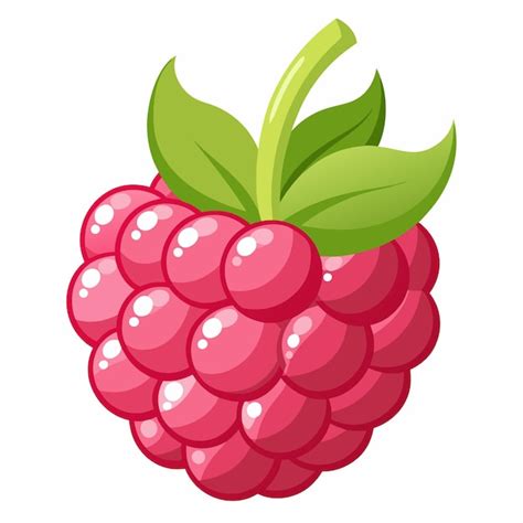 Illustration Vectorielle De Style Dessin Anim De Raspberry Clipart