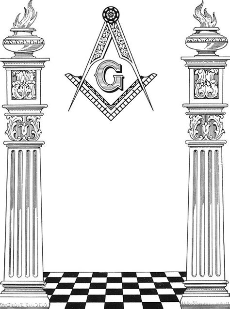 Mason Pillars Clip Art Library