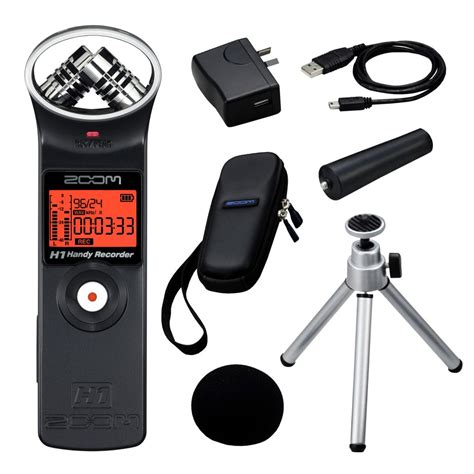 Zoom H1 Recorder Hand Held USB Microphone Version 2.0 with Zoom H1 ...