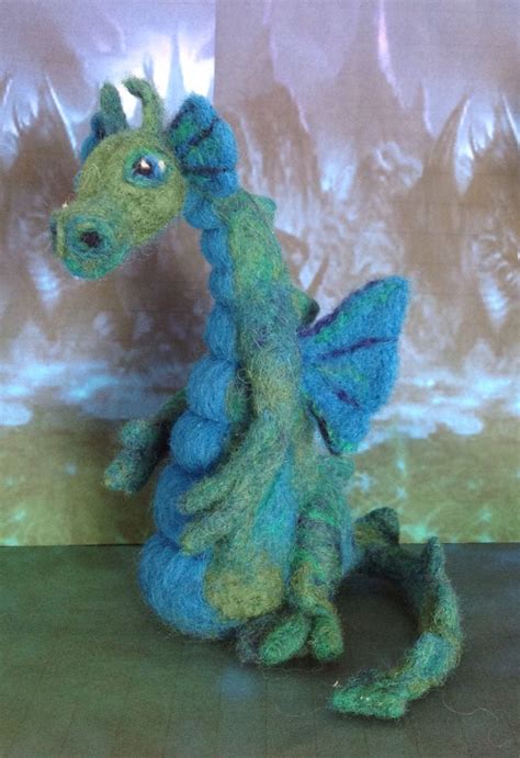 Pin By Гульнур On дракоша In 2024 Felt Dragon Felting Projects