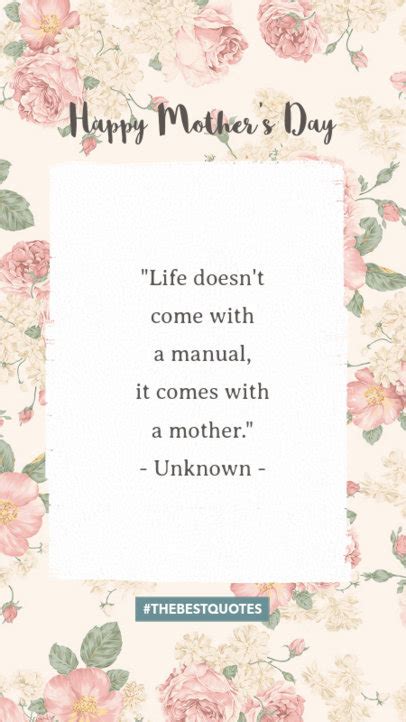 Placeit Instagram Story Maker Featuring Mother S Day Quotes And A