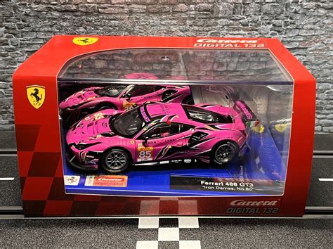 Carrera Digital 132 Ferrari 488 GT3 Deborah Mayer Iron Dames No 85