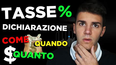 Tasse E Dichiarazione Negli Investimenti E Trading Tutto Quello Che