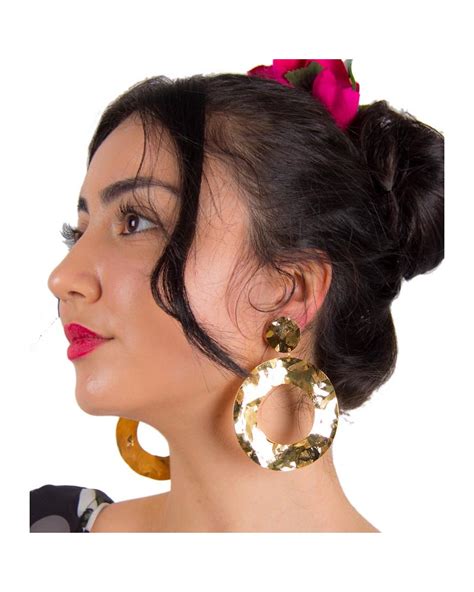 Stamping Rounded Spanish Earrings El Rocio