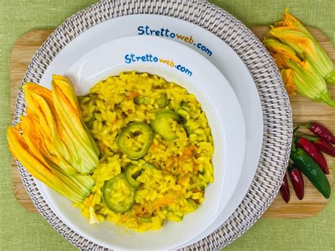 Le Ricette Di StrettoWeb Risotto Ai Fiori Di Zucca E Zafferano