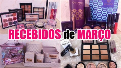 Recebidos Do M S De Mar O Muita Maquiagem Roupas E Youtube