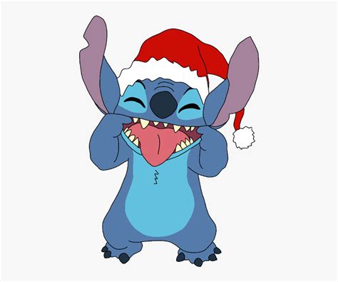 Stitch Christmas Free Transparent Clipart Clipartkey