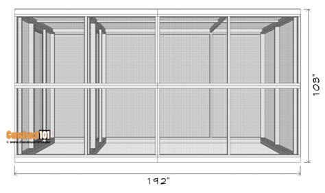 Diy Walk In Bird Aviary 8x16 Plans Construct101