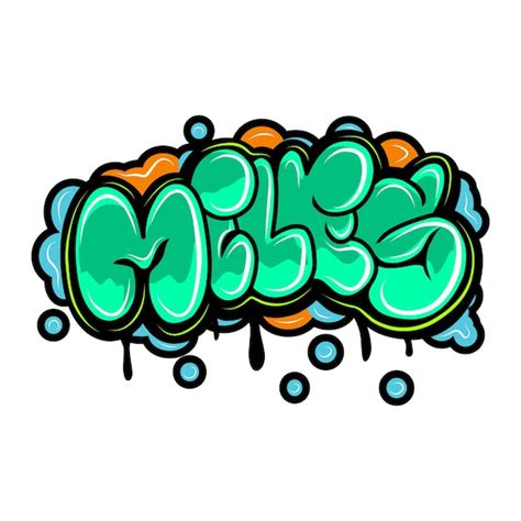 Premium Vector Graffiti Names With Hand Drawn Design