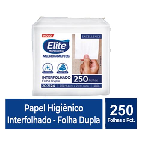 Papel Higi Nico Interfolhado Folha Dupla Elite Pacote Folhas