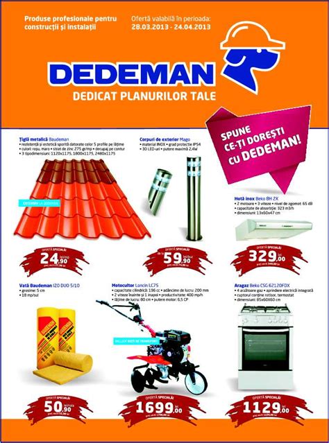 Catalog oferte si promotii: Revista Dedeman Craiova 28 martie - 24 ...