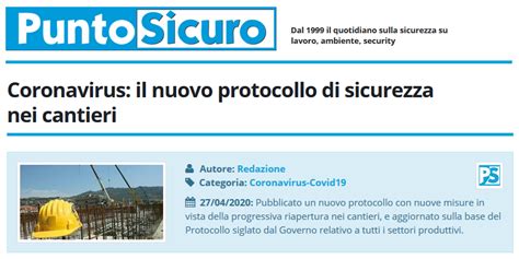 CORONAVIRUS IL NUOVO PROTOCOLLO DI SICUREZZA NEI CANTIERI CGIL Modena