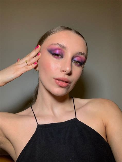 Love This Pink Black Lilac Makeup Credits Gicamakeup Editorial