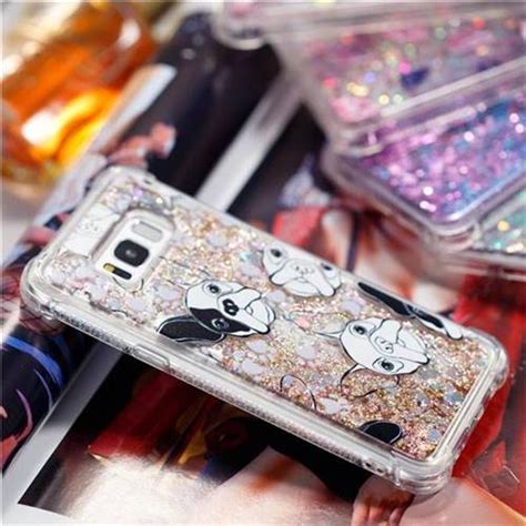 Bulldog Dynamic Liquid Glitter Sand Quicksand Star Tpu Case For Samsung