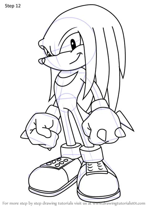 Como Dibujar A Knuckles The Echidna De Sonic Easy Drawings Dibujos | The Best Porn Website