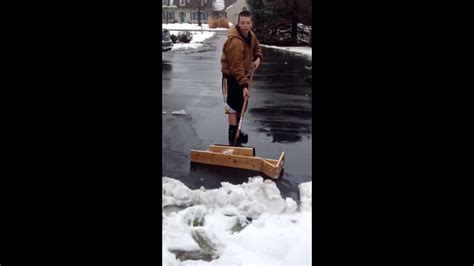 Homemade Snow Pusher Youtube