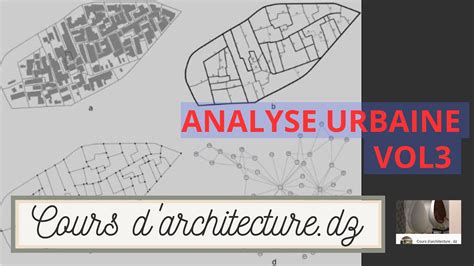 L analyse urbaine vol 3 la morphologie urbaine التحليل الحضري