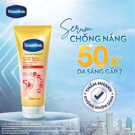 Serum dưỡng da Vaseline chống nắng SPF 50 PA 320ml Mỹ Phẩm