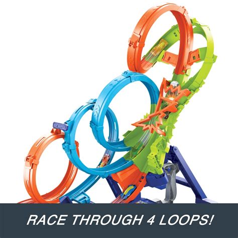 Hot Wheels Let s Race Bahn Action Loop Crash Out mit Auto Smyths Toys Österreich