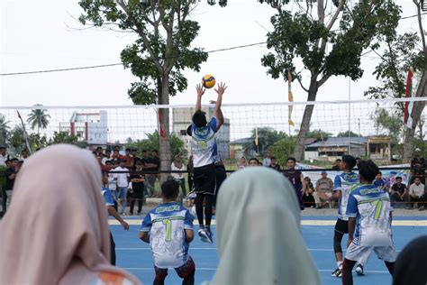 Foto Final Turnamen Voli Iai Almuslim Cup Iai Almuslim Aceh